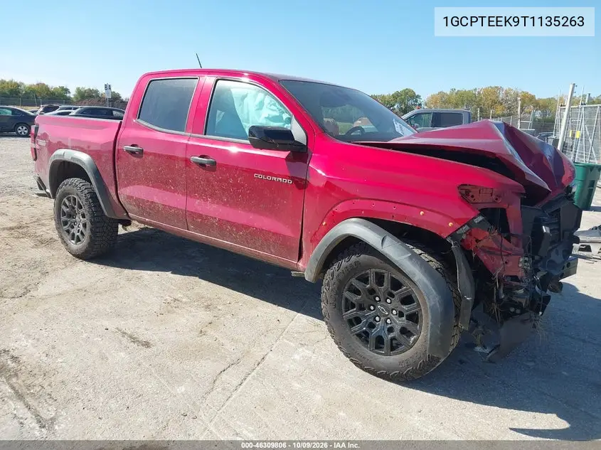 CHEVROLET COLORADO 2026, VIN 1GCPTEEK9T1135263