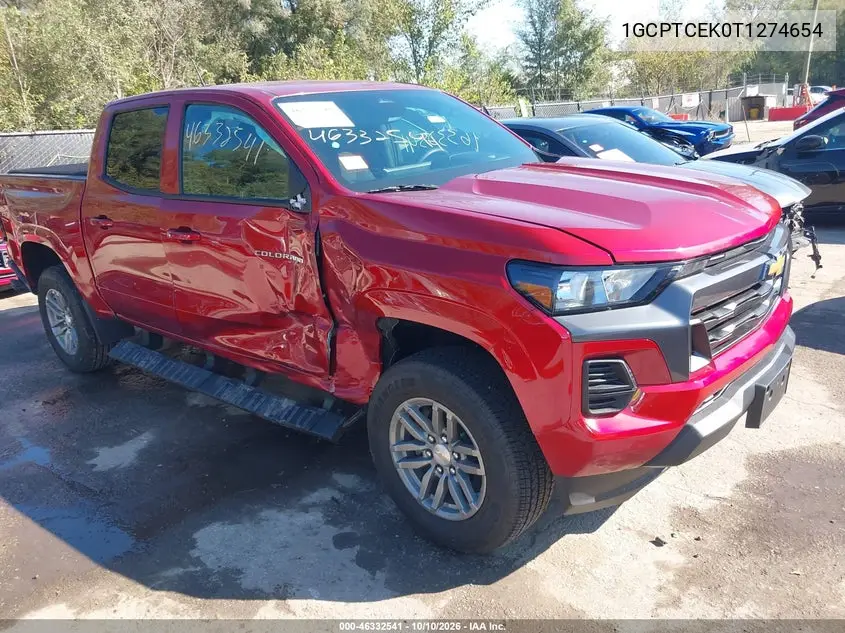 CHEVROLET COLORADO 2026, VIN 1GCPTCEK0T1274654
