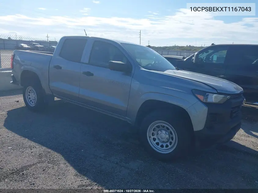 CHEVROLET COLORADO 2026, VIN 1GCPSBEKXT1167043