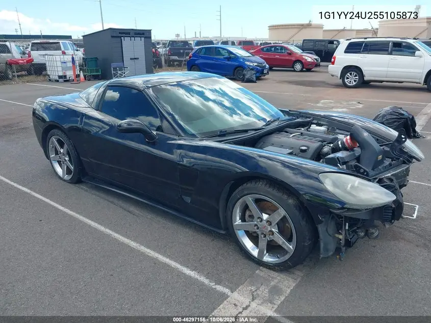 CHEVROLET CORVETTE 2005, VIN 1G1YY24U255105873