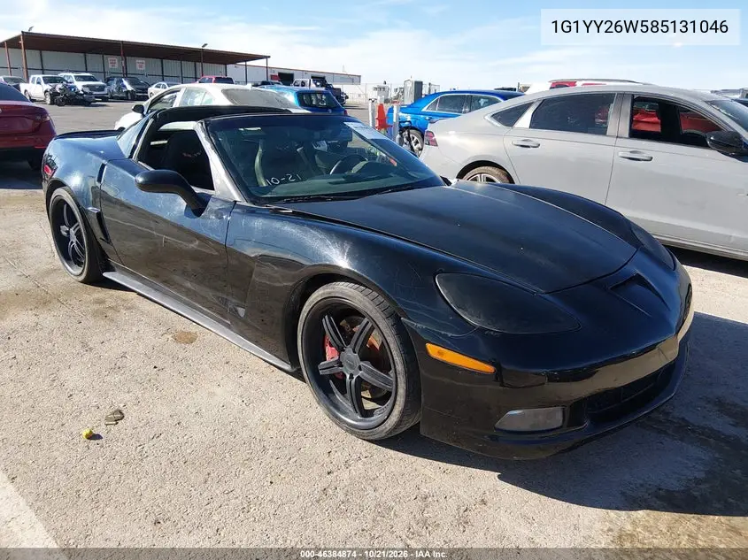 CHEVROLET CORVETTE 2008, VIN 1G1YY26W585131046