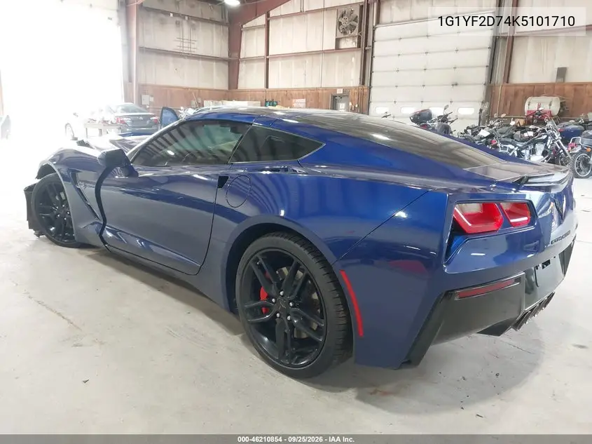 2019 CHEVROLET CORVETTE VIN 1G1YF2D74K5101710 — фото 3