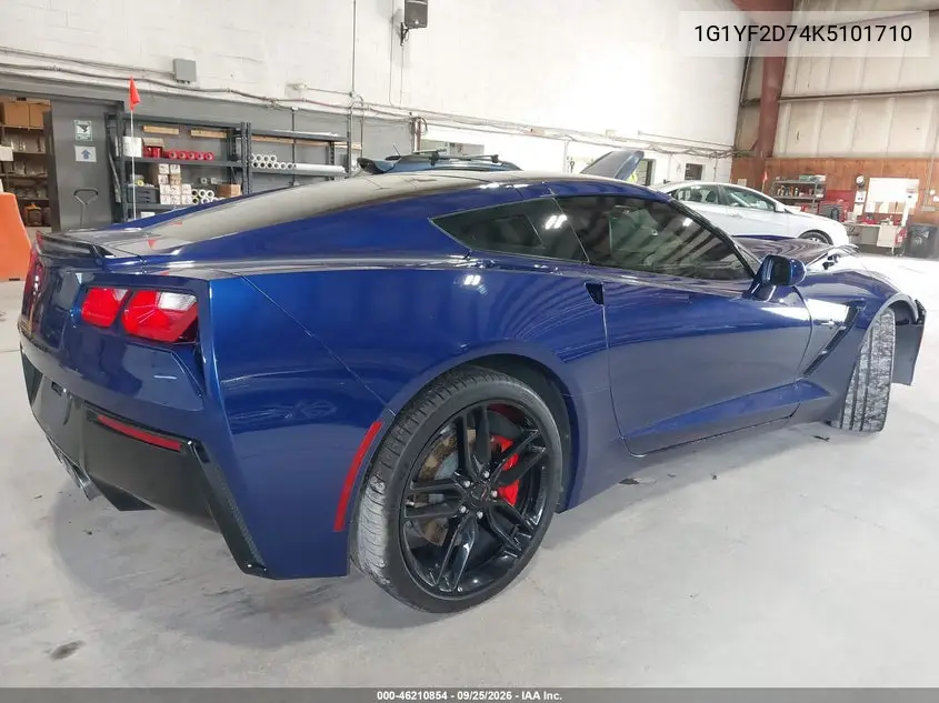 2019 CHEVROLET CORVETTE VIN 1G1YF2D74K5101710 — фото 4