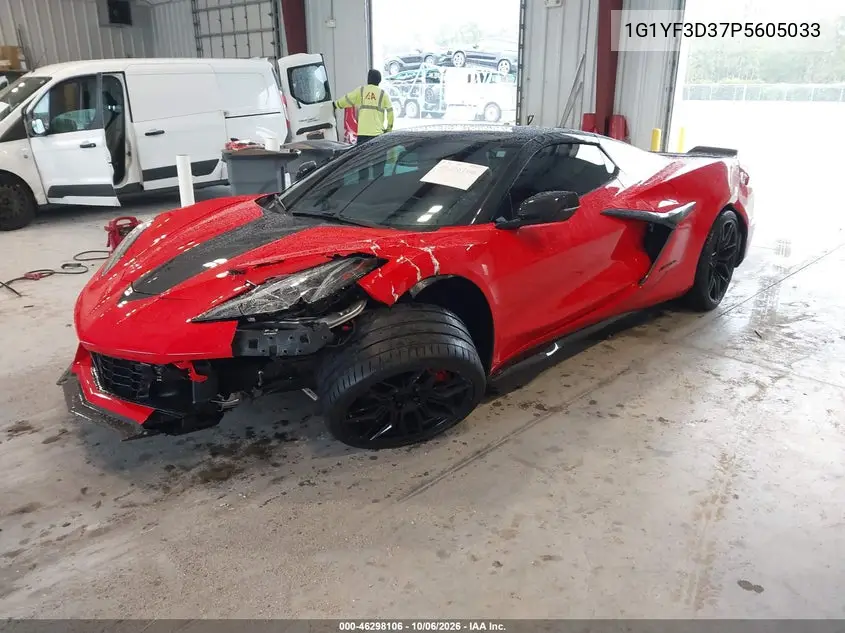 2023 CHEVROLET CORVETTE VIN 1G1YF3D37P5605033 — фото 2