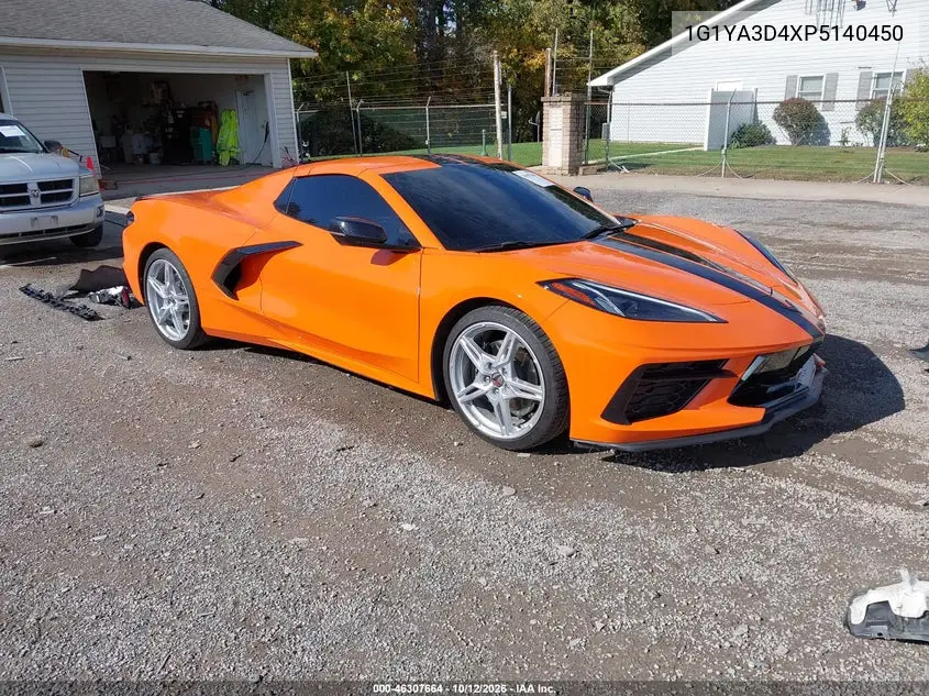 CHEVROLET CORVETTE 2023, VIN 1G1YA3D4XP5140450