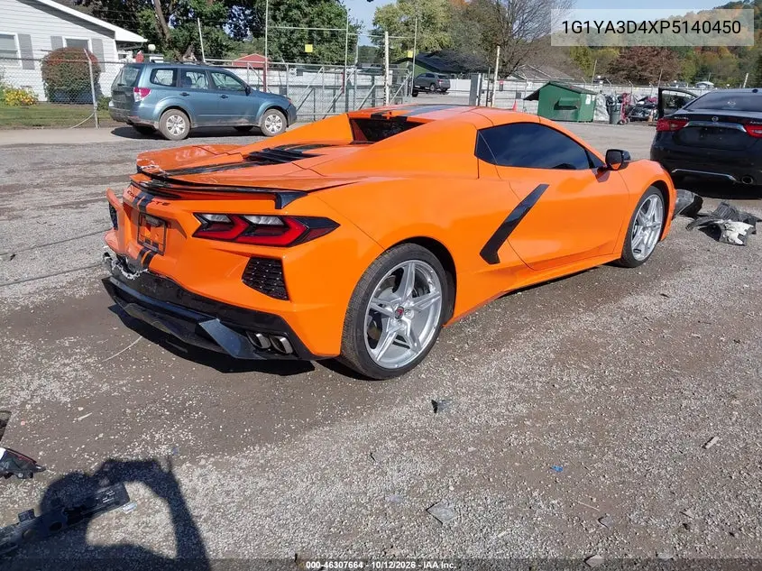 2023 CHEVROLET CORVETTE VIN 1G1YA3D4XP5140450 — фото 4