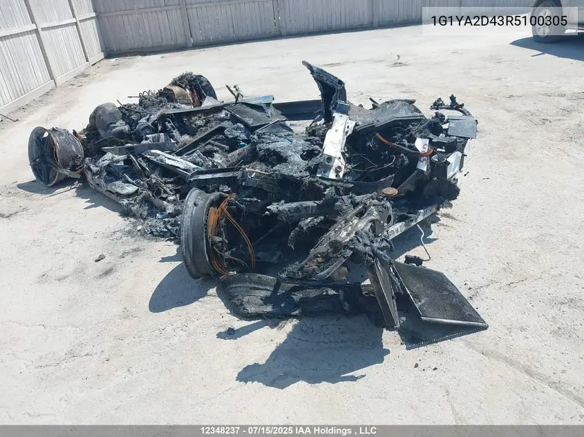 CHEVROLET CORVETTE 2024, VIN 1G1YA2D43R5100305
