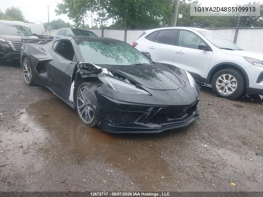 CHEVROLET CORVETTE 2025, VIN 1G1YA2D48S5109913