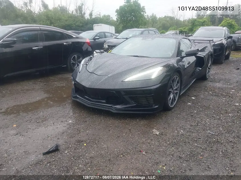 2025 CHEVROLET CORVETTE VIN 1G1YA2D48S5109913 — фото 2
