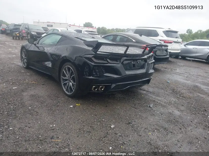 2025 CHEVROLET CORVETTE VIN 1G1YA2D48S5109913 — фото 3
