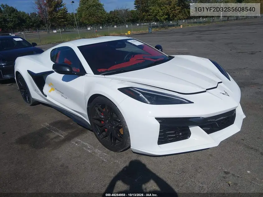CHEVROLET CORVETTE 2025, VIN 1G1YF2D32S5608540
