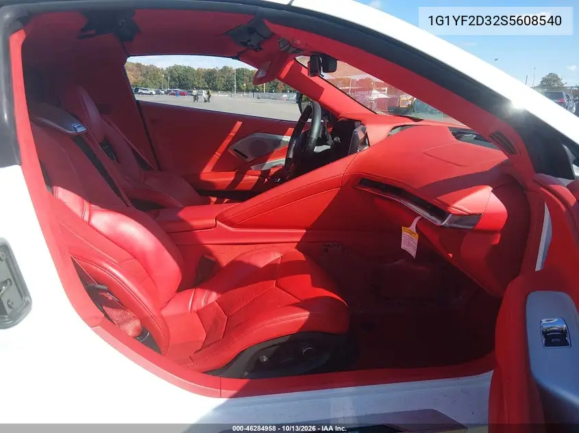 2025 CHEVROLET CORVETTE VIN 1G1YF2D32S5608540 — фото 5