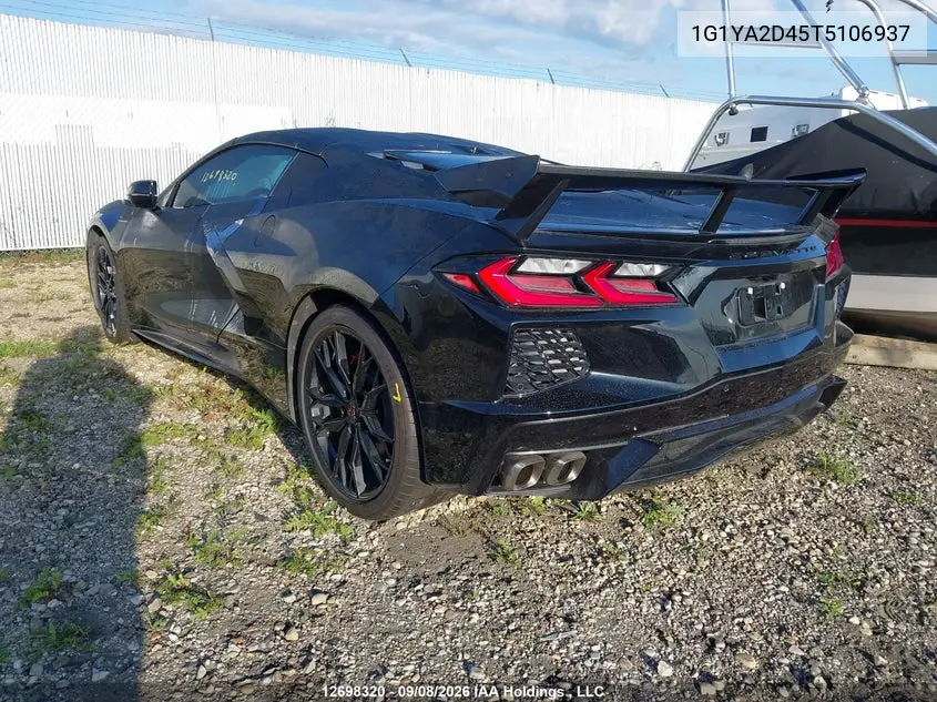 2026 CHEVROLET CORVETTE VIN 1G1YA2D45T5106937 — фото 3
