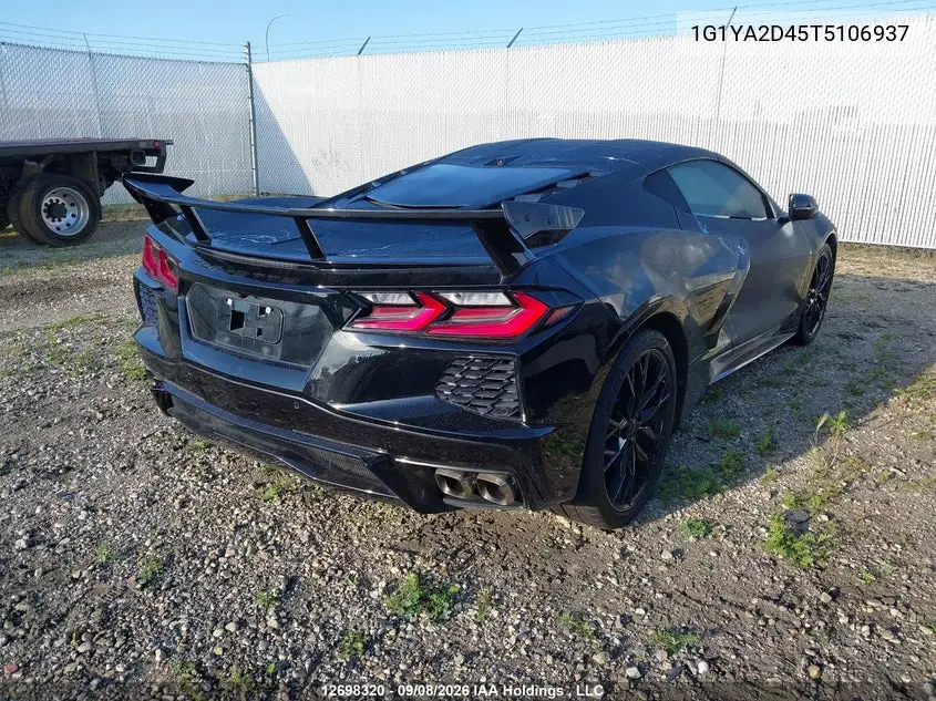 2026 CHEVROLET CORVETTE VIN 1G1YA2D45T5106937 — фото 4