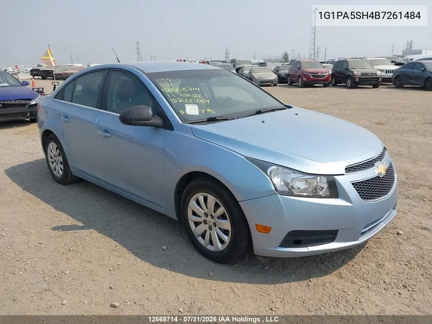 CHEVROLET CRUZE 2011, VIN 1G1PA5SH4B7261484