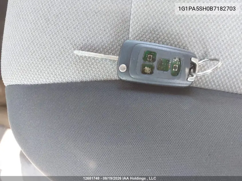 2011 CHEVROLET CRUZE VIN 1G1PA5SH0B7182703 — фото 11
