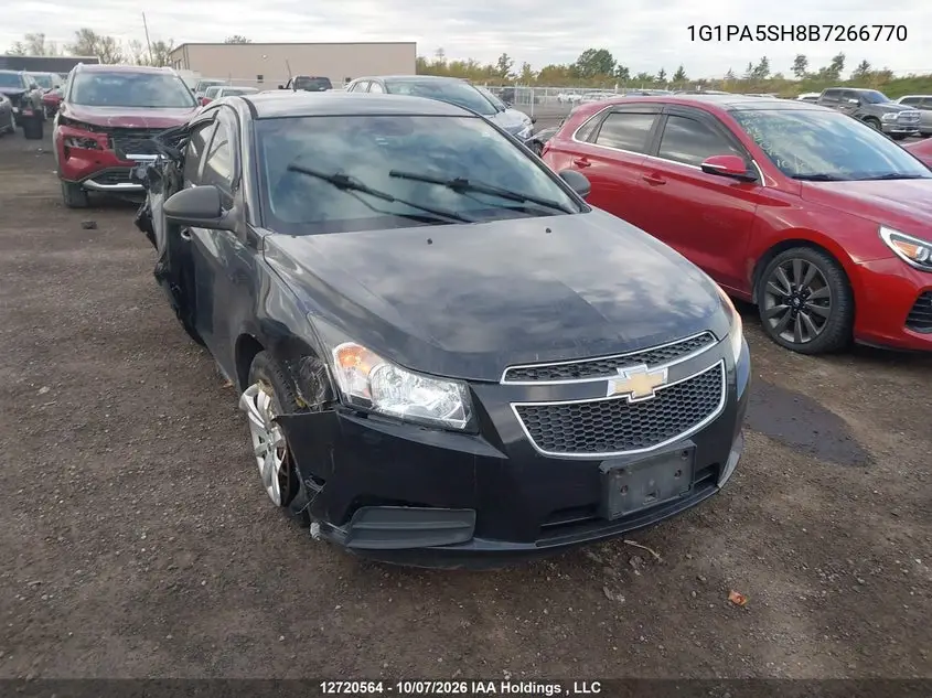 CHEVROLET CRUZE 2011, VIN 1G1PA5SH8B7266770