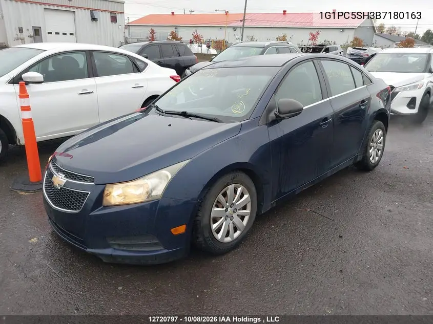 2011 CHEVROLET CRUZE VIN 1G1PC5SH3B7180163 — фото 2