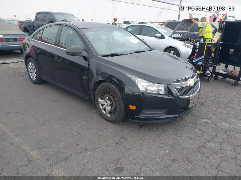 CHEVROLET CRUZE 2011, VIN 1G1PD5SH4B7198183