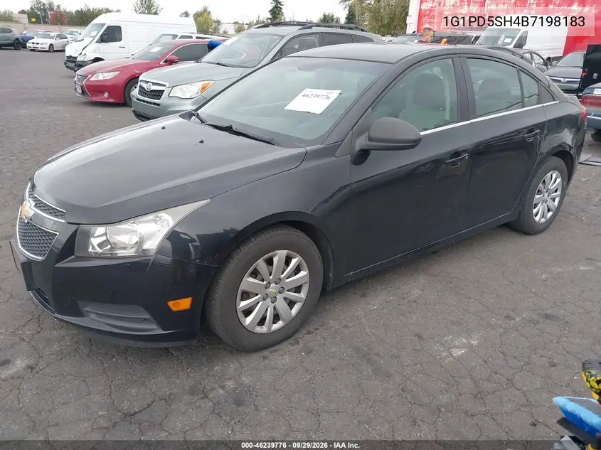2011 CHEVROLET CRUZE VIN 1G1PD5SH4B7198183 — фото 2