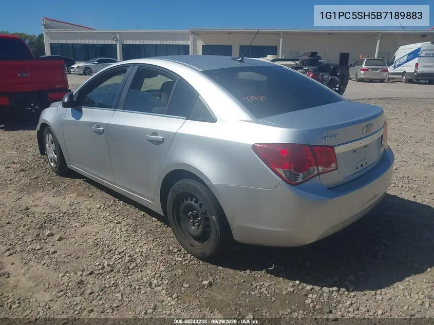 2011 CHEVROLET CRUZE VIN 1G1PC5SH5B7189883 — фото 3