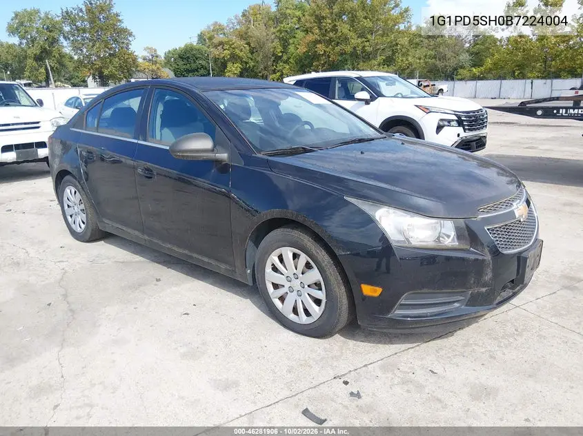 CHEVROLET CRUZE 2011, VIN 1G1PD5SH0B7224004