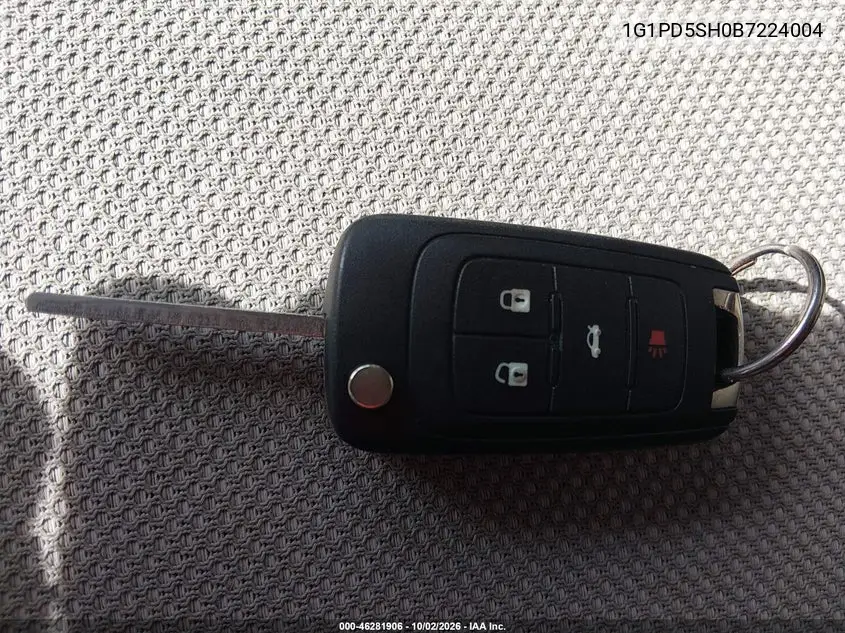 2011 CHEVROLET CRUZE VIN 1G1PD5SH0B7224004 — фото 11