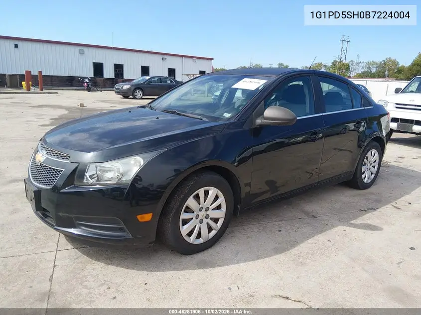 2011 CHEVROLET CRUZE VIN 1G1PD5SH0B7224004 — фото 2