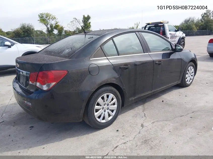 2011 CHEVROLET CRUZE VIN 1G1PD5SH0B7224004 — фото 4