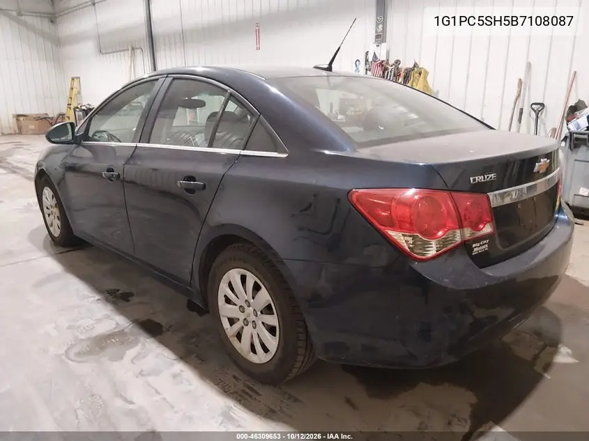 2011 CHEVROLET CRUZE VIN 1G1PC5SH5B7108087 — фото 3