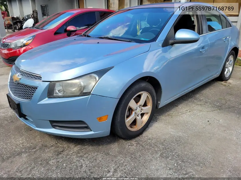 CHEVROLET CRUZE 2011, VIN 1G1PF5S97B7168789