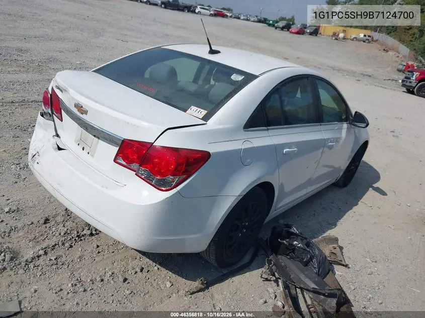 2011 CHEVROLET CRUZE VIN 1G1PC5SH9B7124700 — фото 4