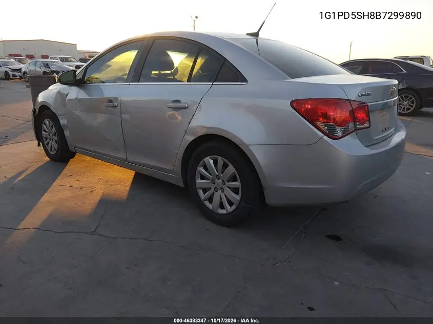2011 CHEVROLET CRUZE VIN 1G1PD5SH8B7299890 — фото 3
