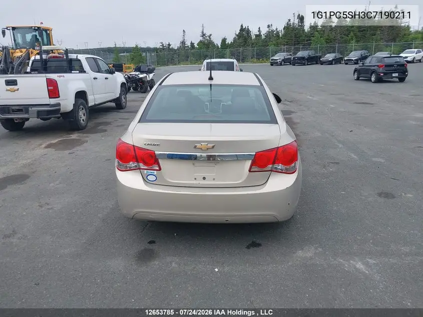 2012 CHEVROLET CRUZE VIN 1G1PC5SH3C7190211 — фото 16
