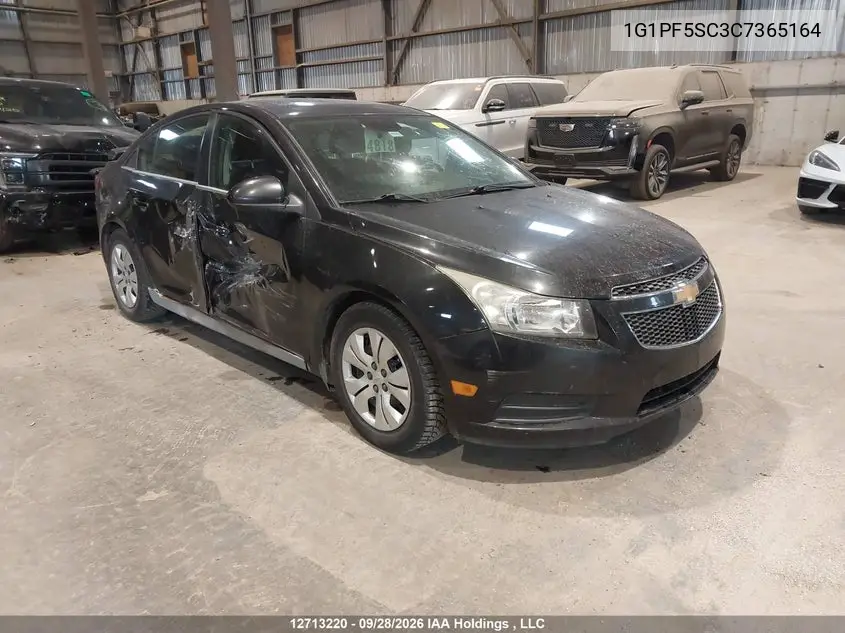 CHEVROLET CRUZE 2012, VIN 1G1PF5SC3C7365164