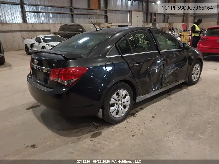 2012 CHEVROLET CRUZE VIN 1G1PF5SC3C7365164 — фото 4