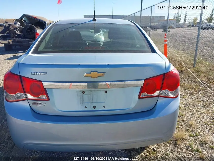 2012 CHEVROLET CRUZE VIN 1G1PC5SH5C7292240 — фото 17