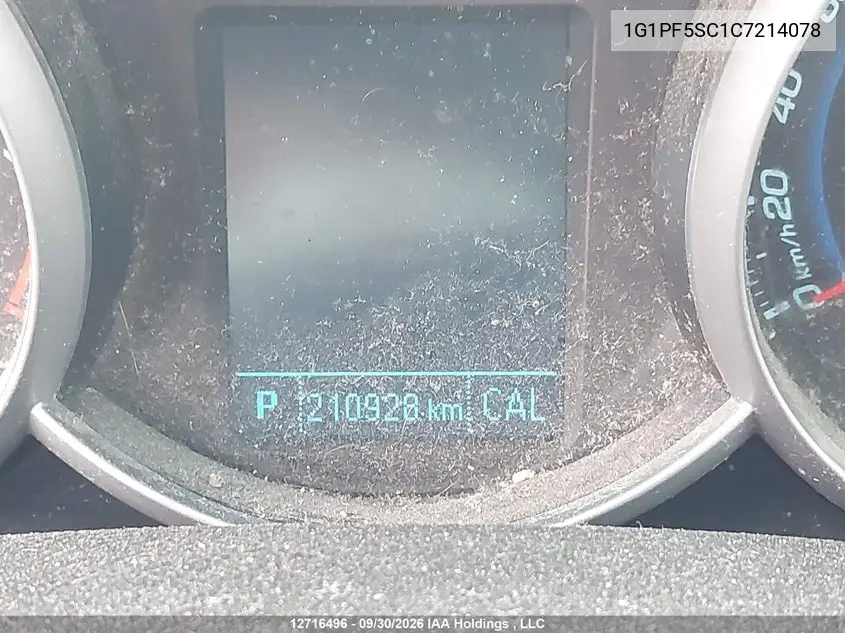 2012 CHEVROLET CRUZE VIN 1G1PF5SC1C7214078 — фото 15