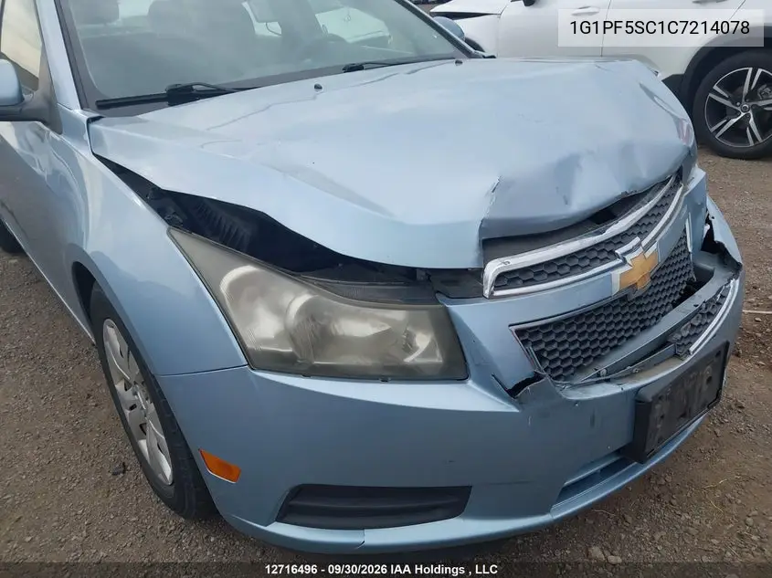 2012 CHEVROLET CRUZE VIN 1G1PF5SC1C7214078 — фото 17