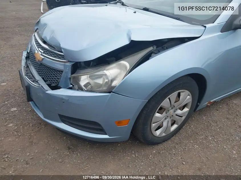 2012 CHEVROLET CRUZE VIN 1G1PF5SC1C7214078 — фото 18
