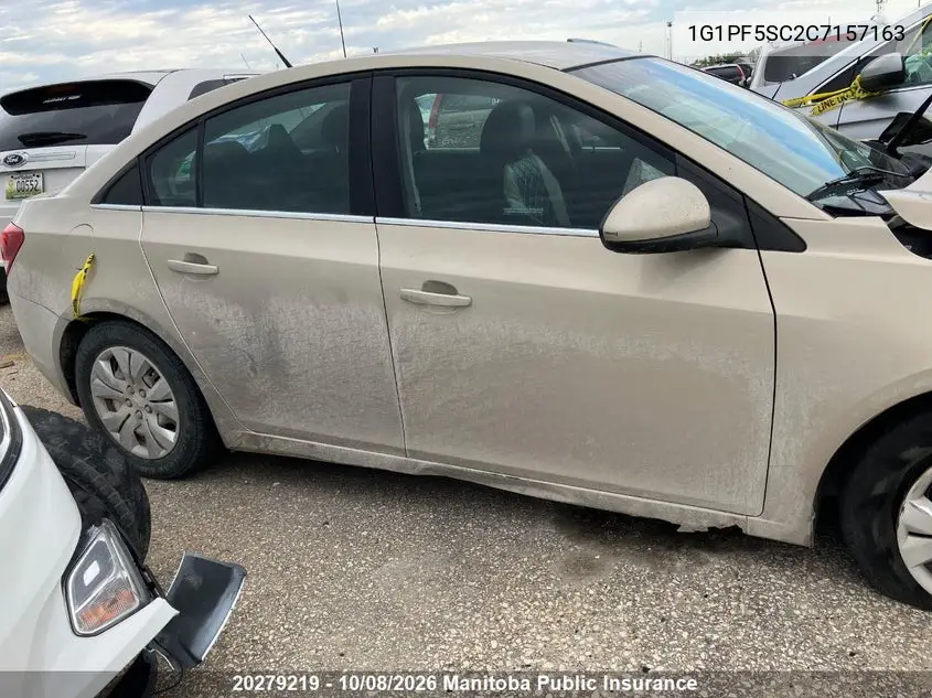 2012 CHEVROLET CRUZE VIN 1G1PF5SC2C7157163 — фото 3