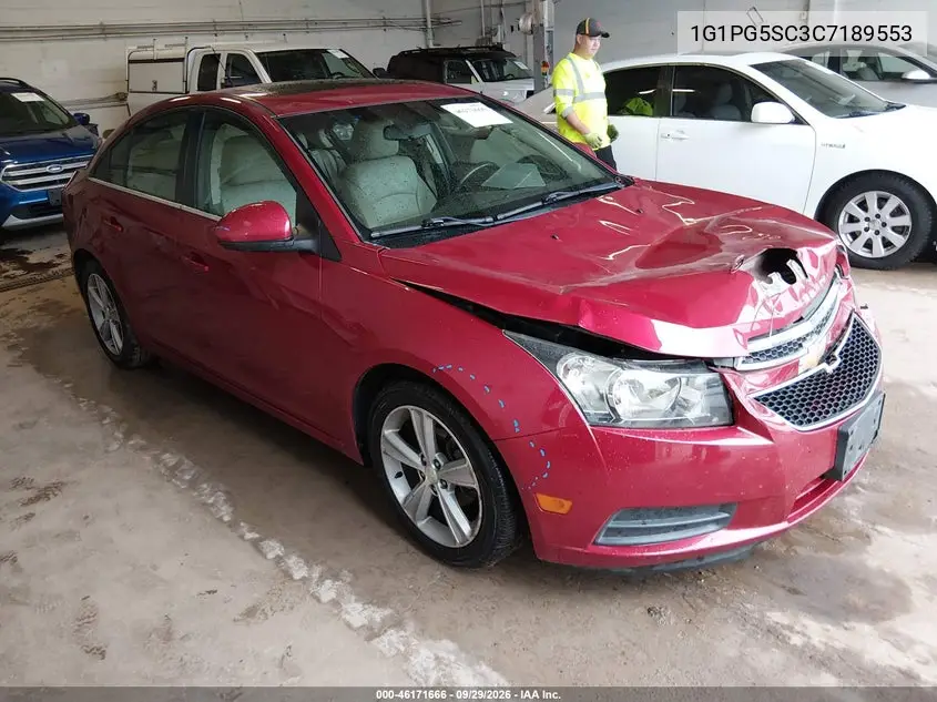 CHEVROLET CRUZE 2012, VIN 1G1PG5SC3C7189553