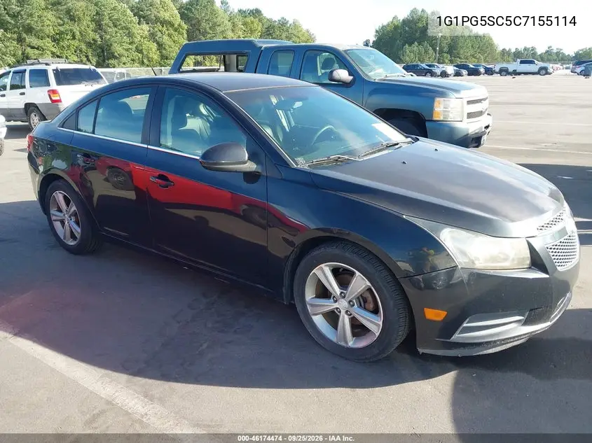 CHEVROLET CRUZE 2012, VIN 1G1PG5SC5C7155114