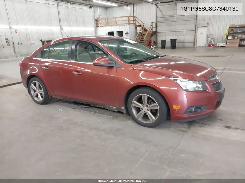 CHEVROLET CRUZE 2012, VIN 1G1PG5SC8C7340130