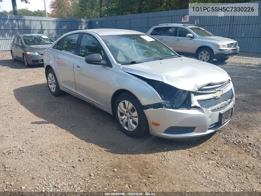 CHEVROLET CRUZE 2012, VIN 1G1PC5SH5C7330226