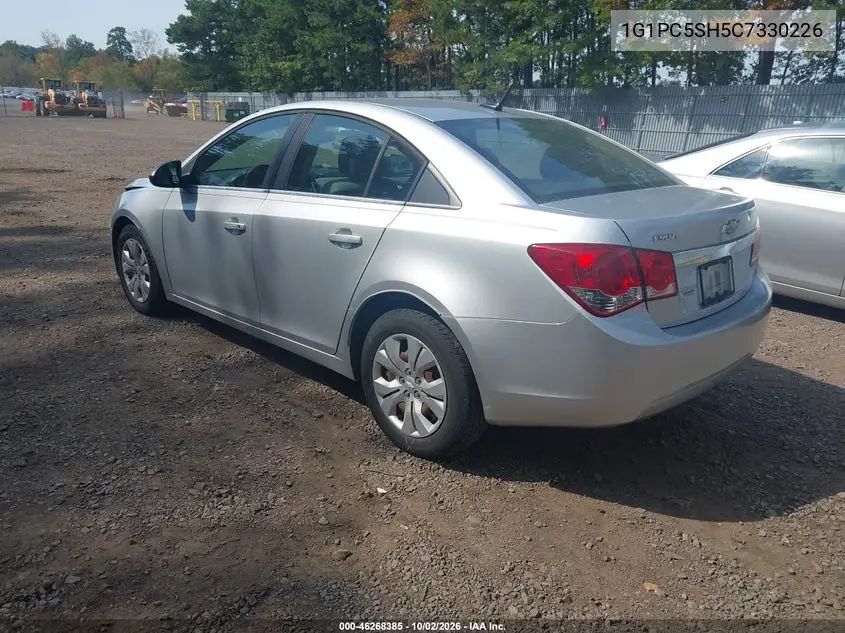 2012 CHEVROLET CRUZE VIN 1G1PC5SH5C7330226 — фото 3