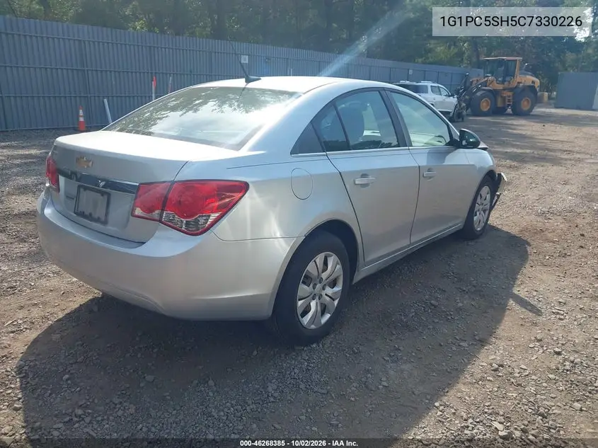2012 CHEVROLET CRUZE VIN 1G1PC5SH5C7330226 — фото 4