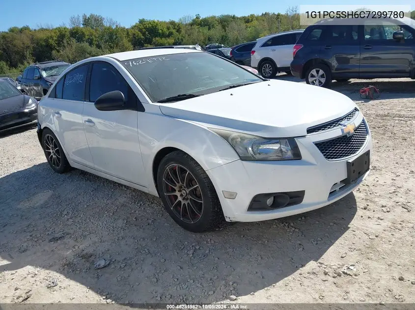 CHEVROLET CRUZE 2012, VIN 1G1PC5SH6C7299780