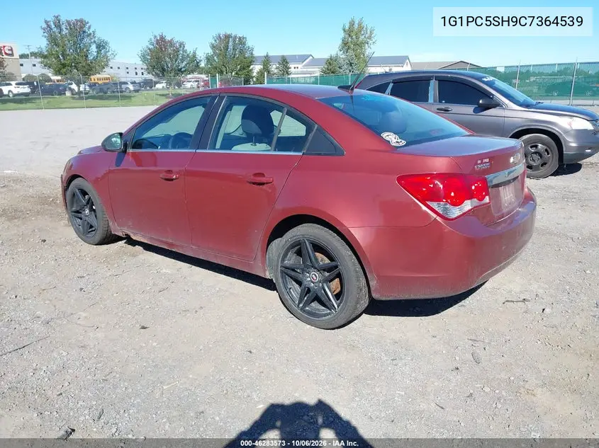2012 CHEVROLET CRUZE VIN 1G1PC5SH9C7364539 — фото 3