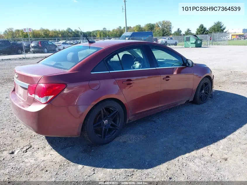2012 CHEVROLET CRUZE VIN 1G1PC5SH9C7364539 — фото 4